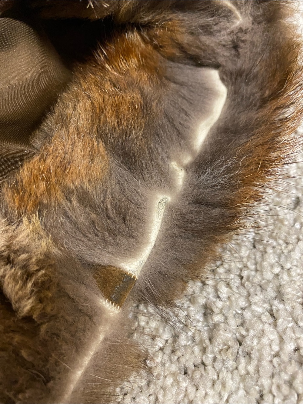 Adolfo Genuine Rabbit Fur Jacket  /  FLAWED - Picture 4 of 6